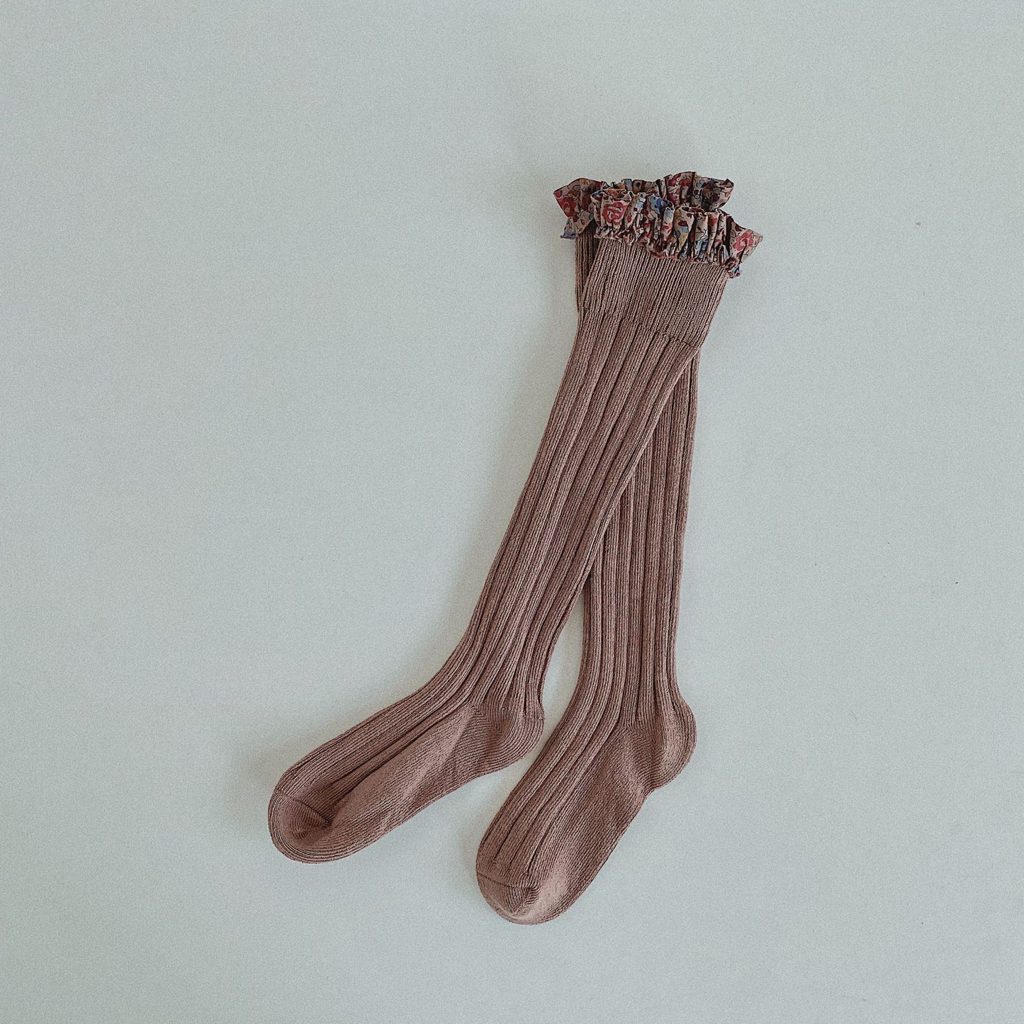 Girl's Kiddo Socks  in Brown