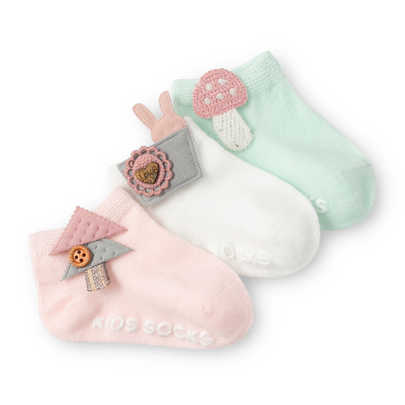 Baby Trio Socks in 3 colors