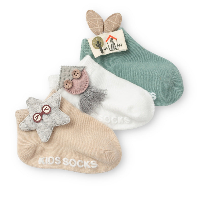 BabyTrio Socks in 3 difference colors