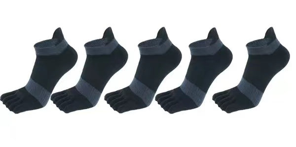 Toes socks in black