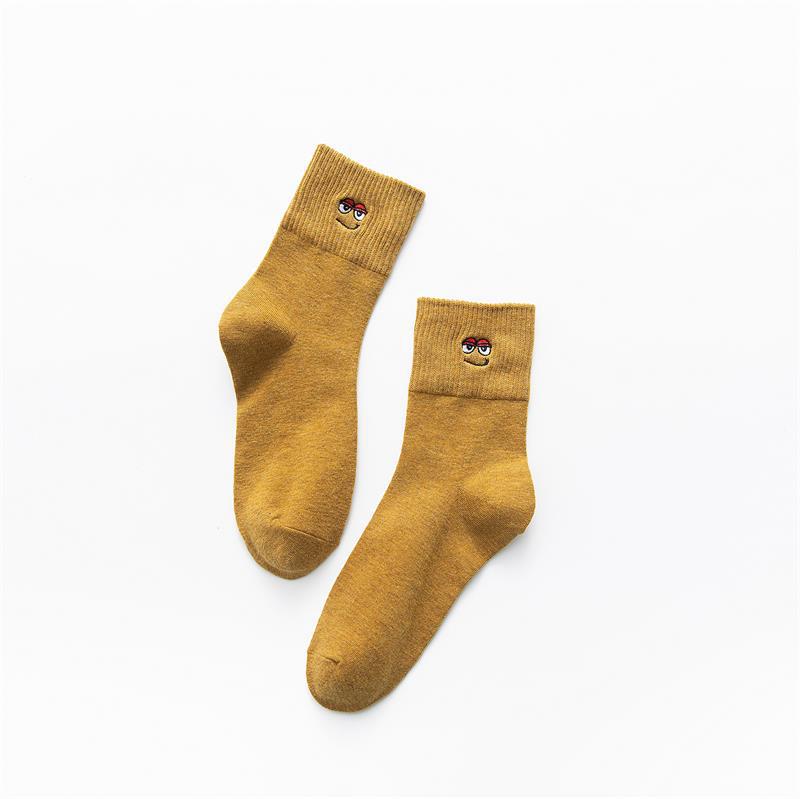 Cheery socks in yellow