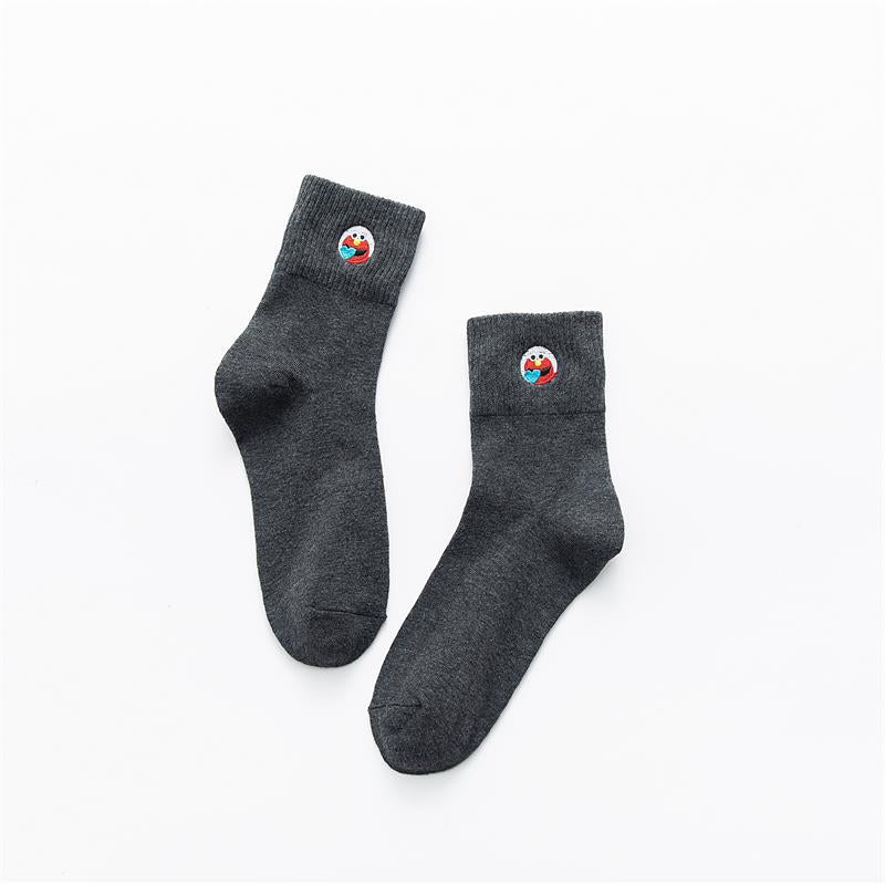 Cheery socks in grey