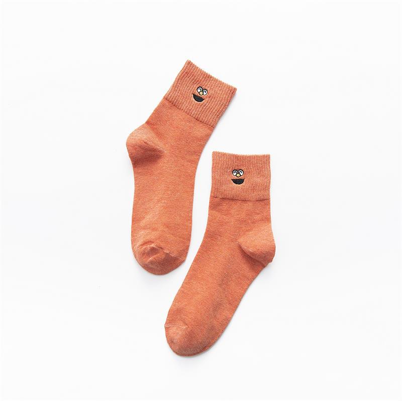 Cheery socks in orange