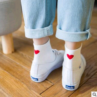 CozyHeart Ankle Embracers Socks in white
