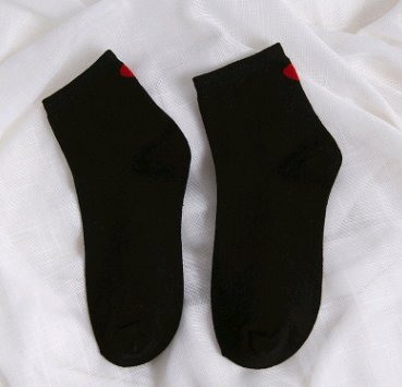 CozyHeart Ankle Embracers Socks in black