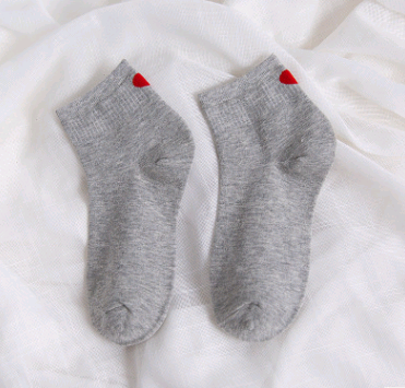 CozyHeart Ankle Embracers Socks in grey