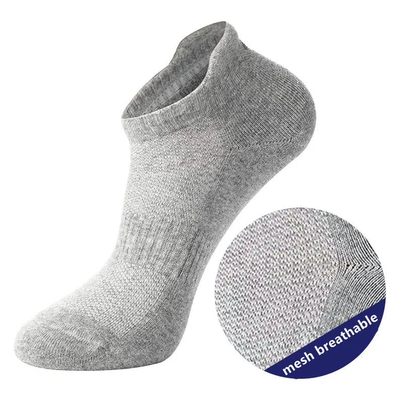 Cushioned Ankle Socks in grey