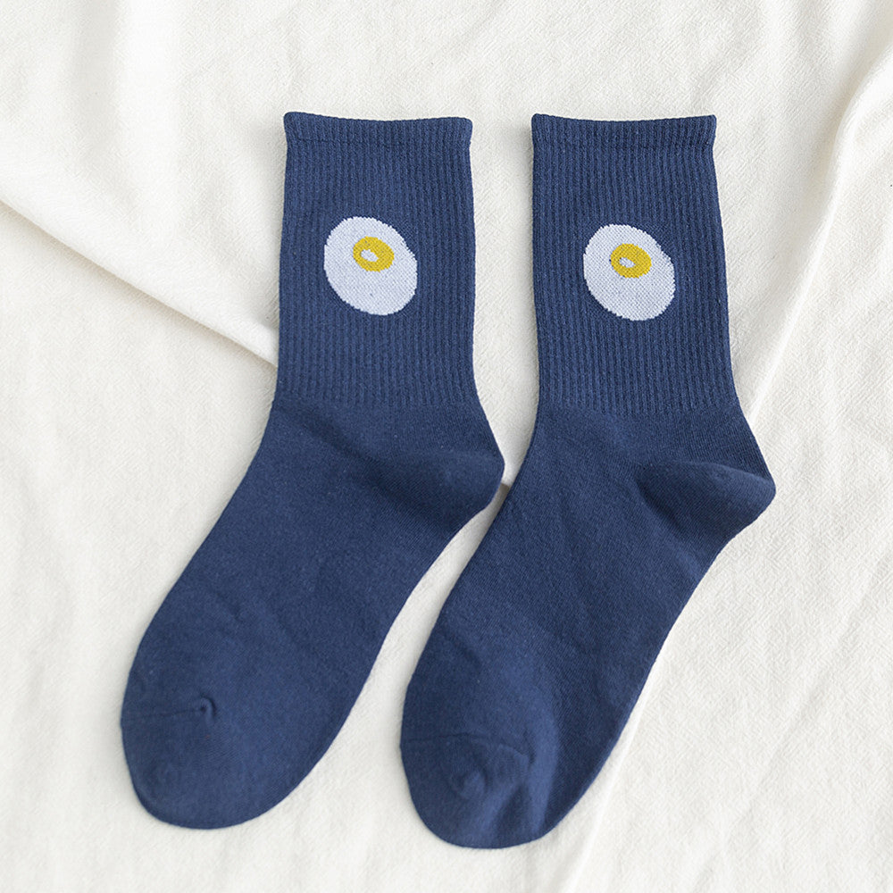 FruitFiesta Socks in deep blue