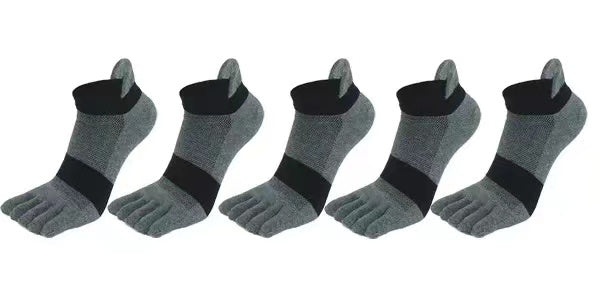 Toes socks in grey