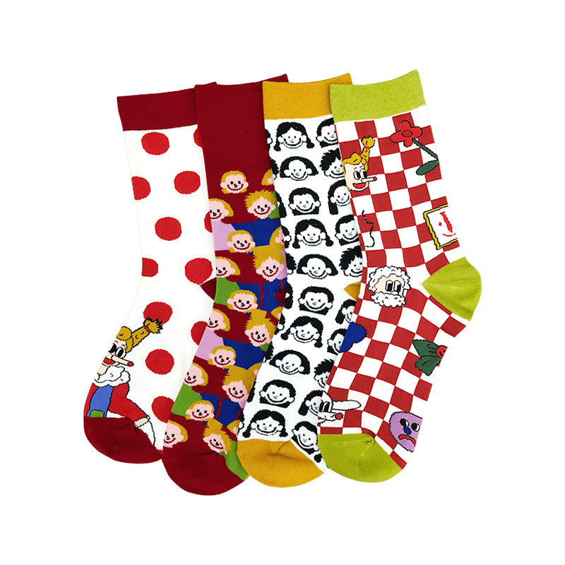 Joyful Jamboree Socks 4 pairs front picture