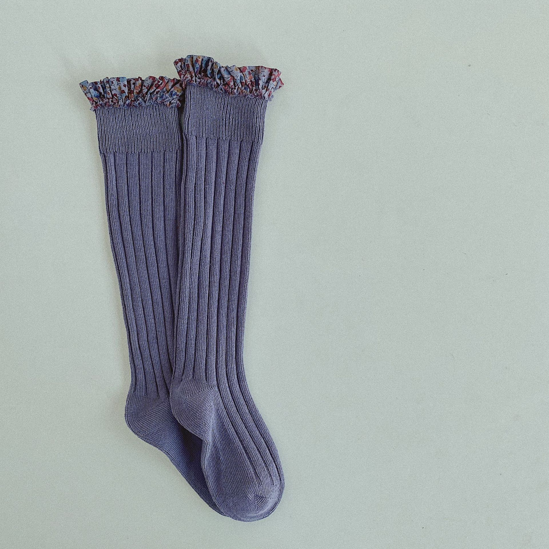 Girl's Kiddo Socks in purple