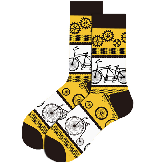 Crew socks in yellow