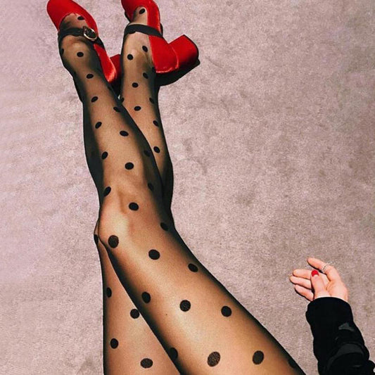 PolkaPoshSheers Tights