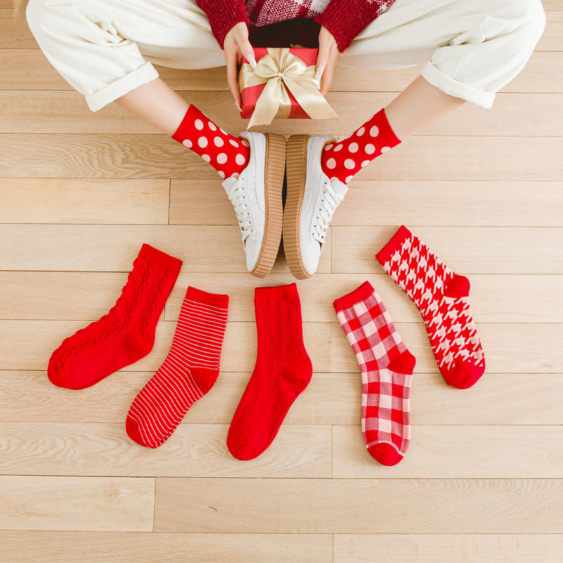 Radian Red Festive Socks