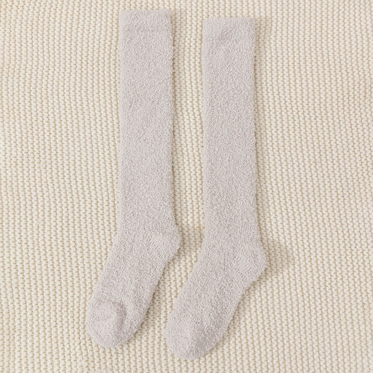 Soft Knee high socks in white