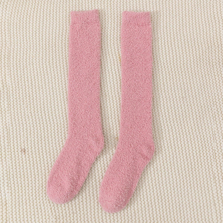 Soft Knee high socks in pink