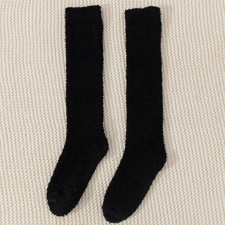 Soft Knee high socks in black
