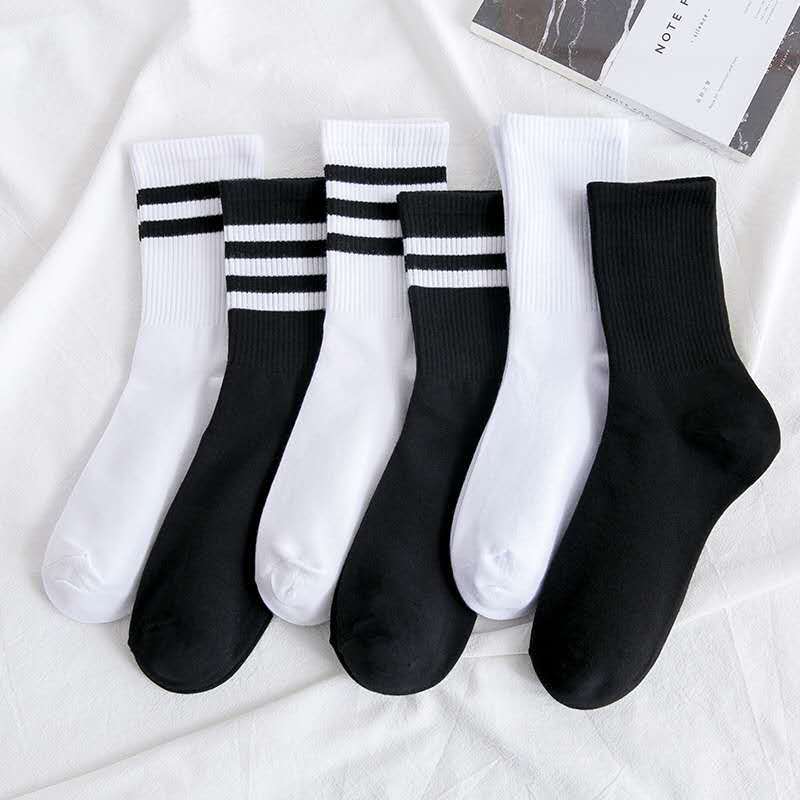 RetroVibes Sock Quartet black and white collection