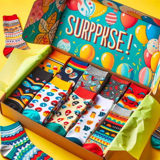 Subscription box for socks