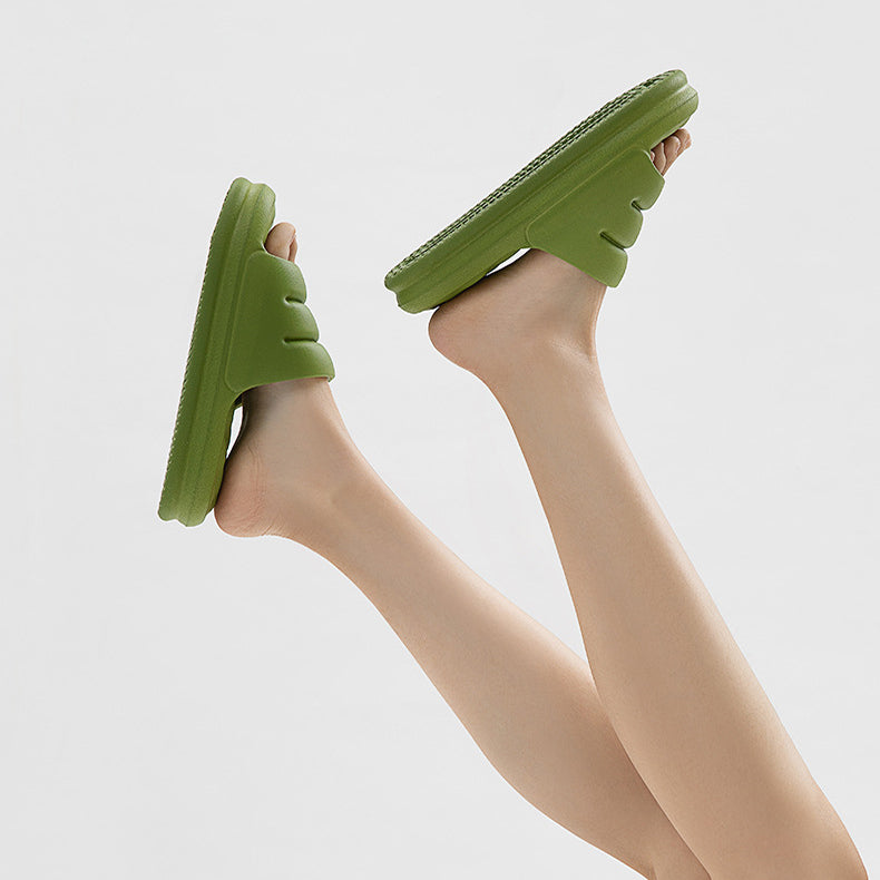 Soft Breeze Slippers in green