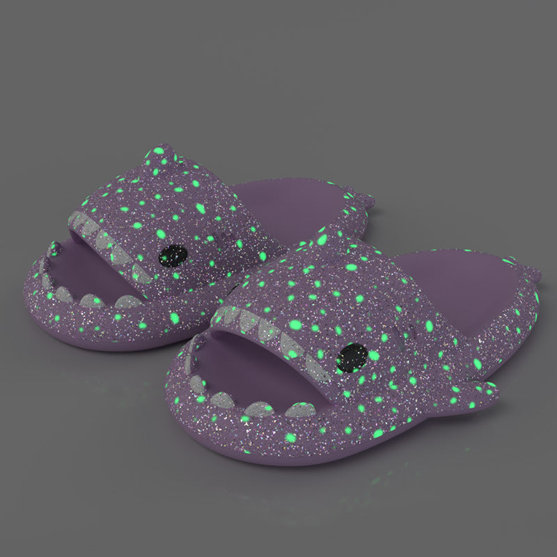 Starry Snuggle Slippers in purple