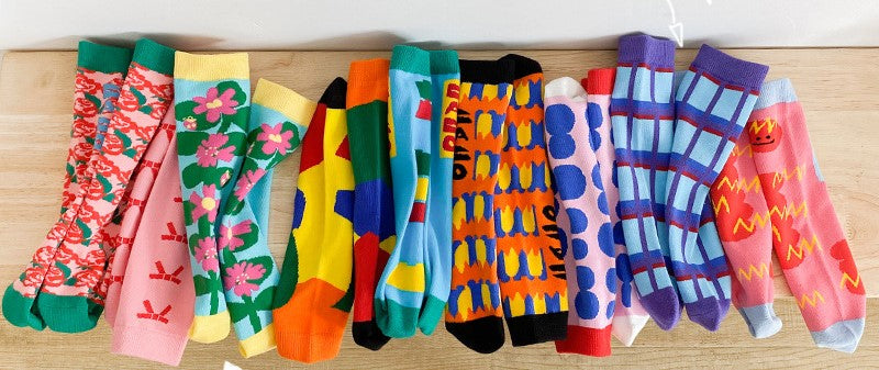 Vivid Expression sock collection