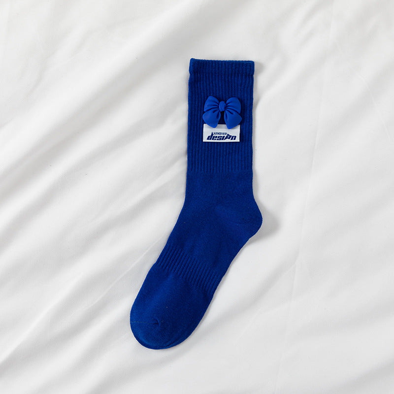 Vibrant Vows Socks in dark blue