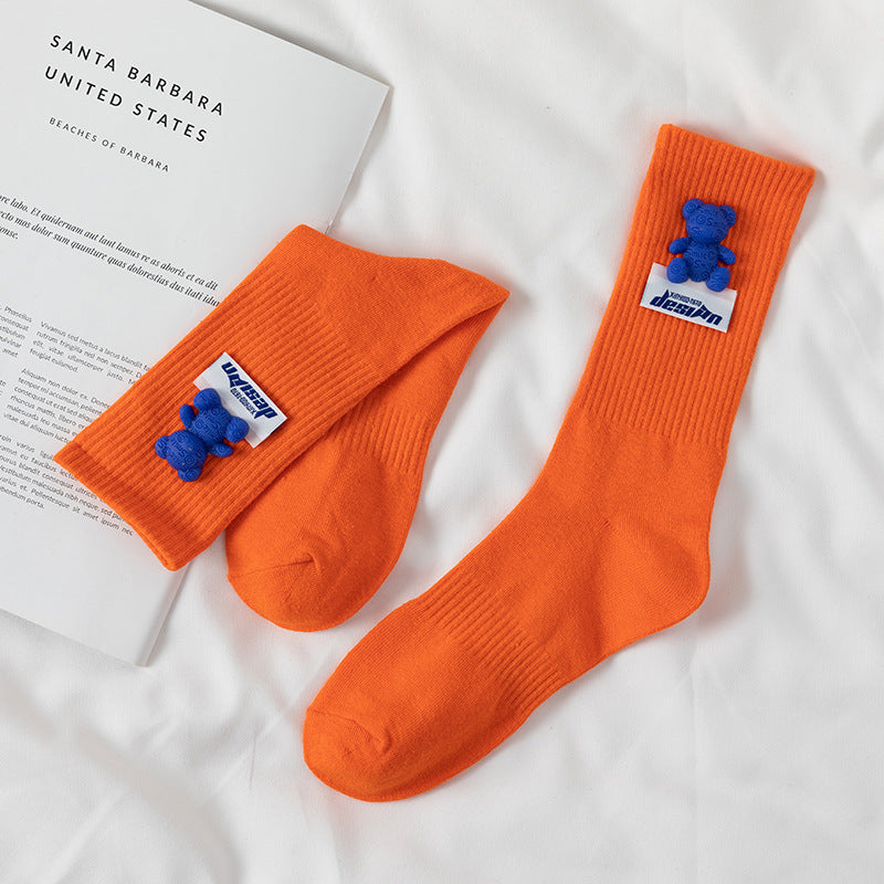 Vibrant Vows Socks in orange