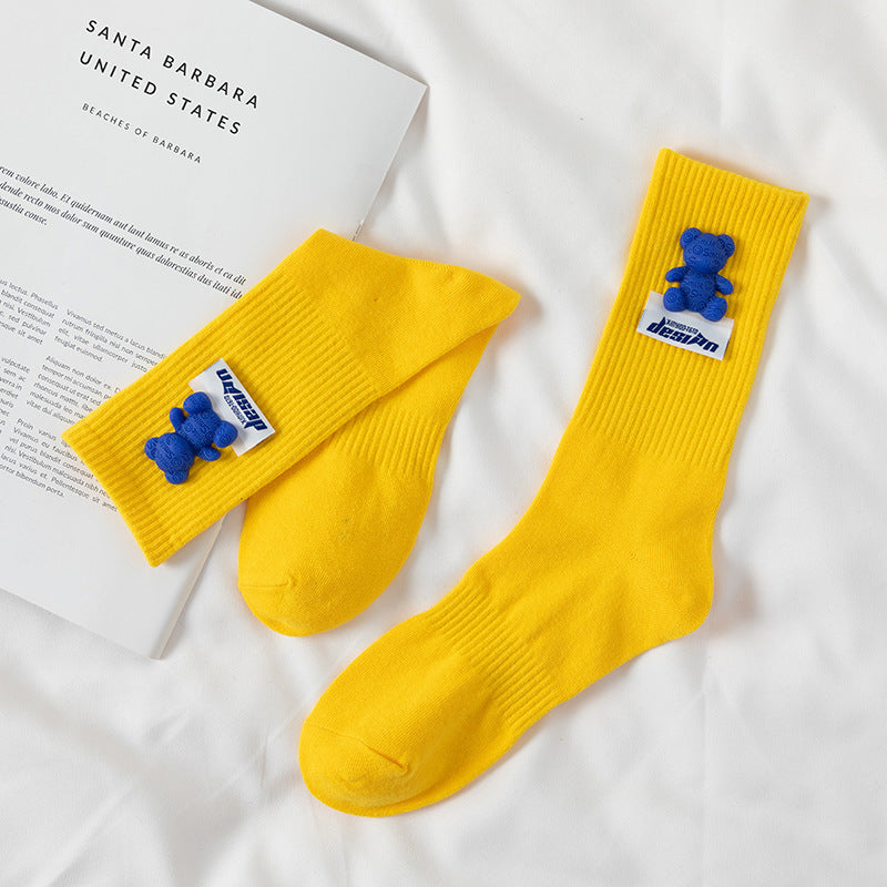 Vibrant Vows Socks in yellow