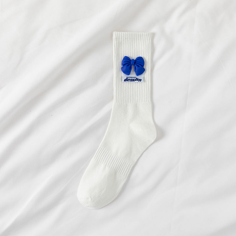 Vibrant Vows Socks in White