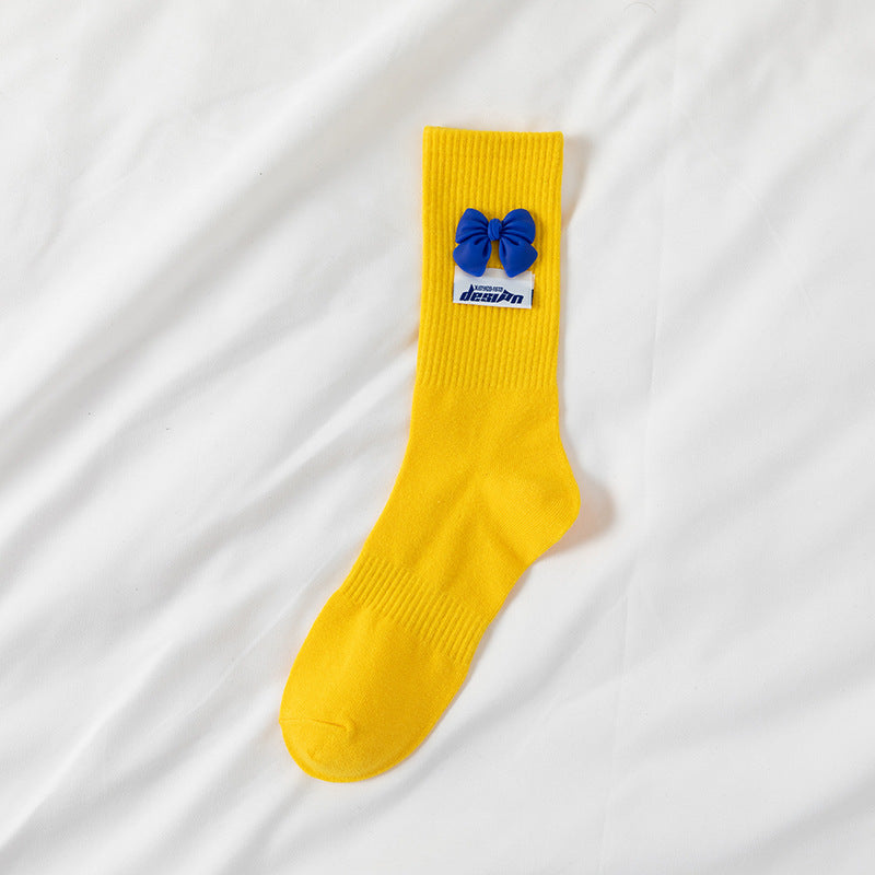 Vibrant Vows Socks in Yellow