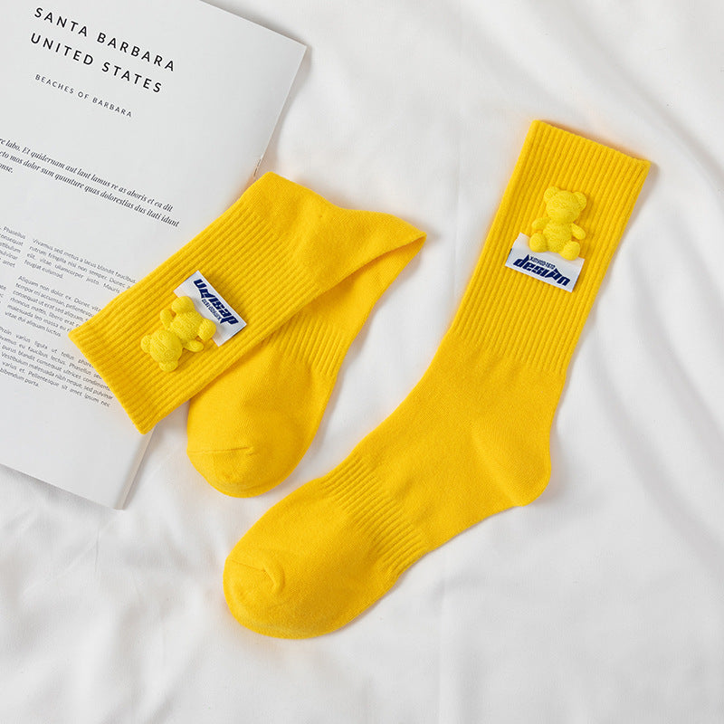 Vibrant Vows Socks in yellow