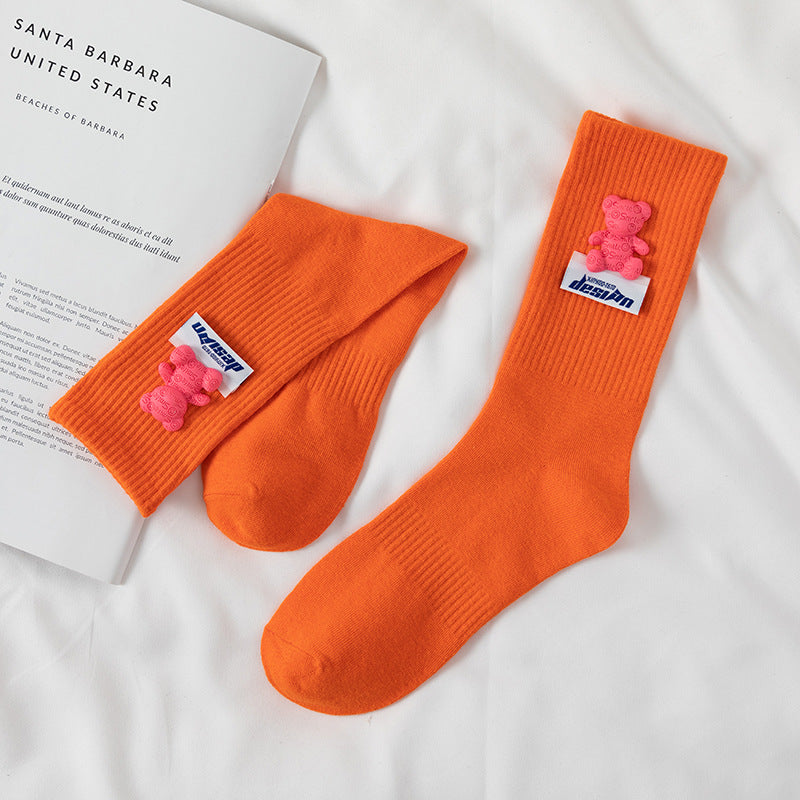 Vibrant Vows Socks in orange