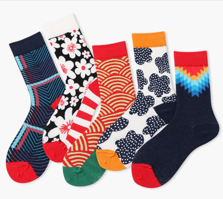 VivacityVibe Crew Socks varies style collection