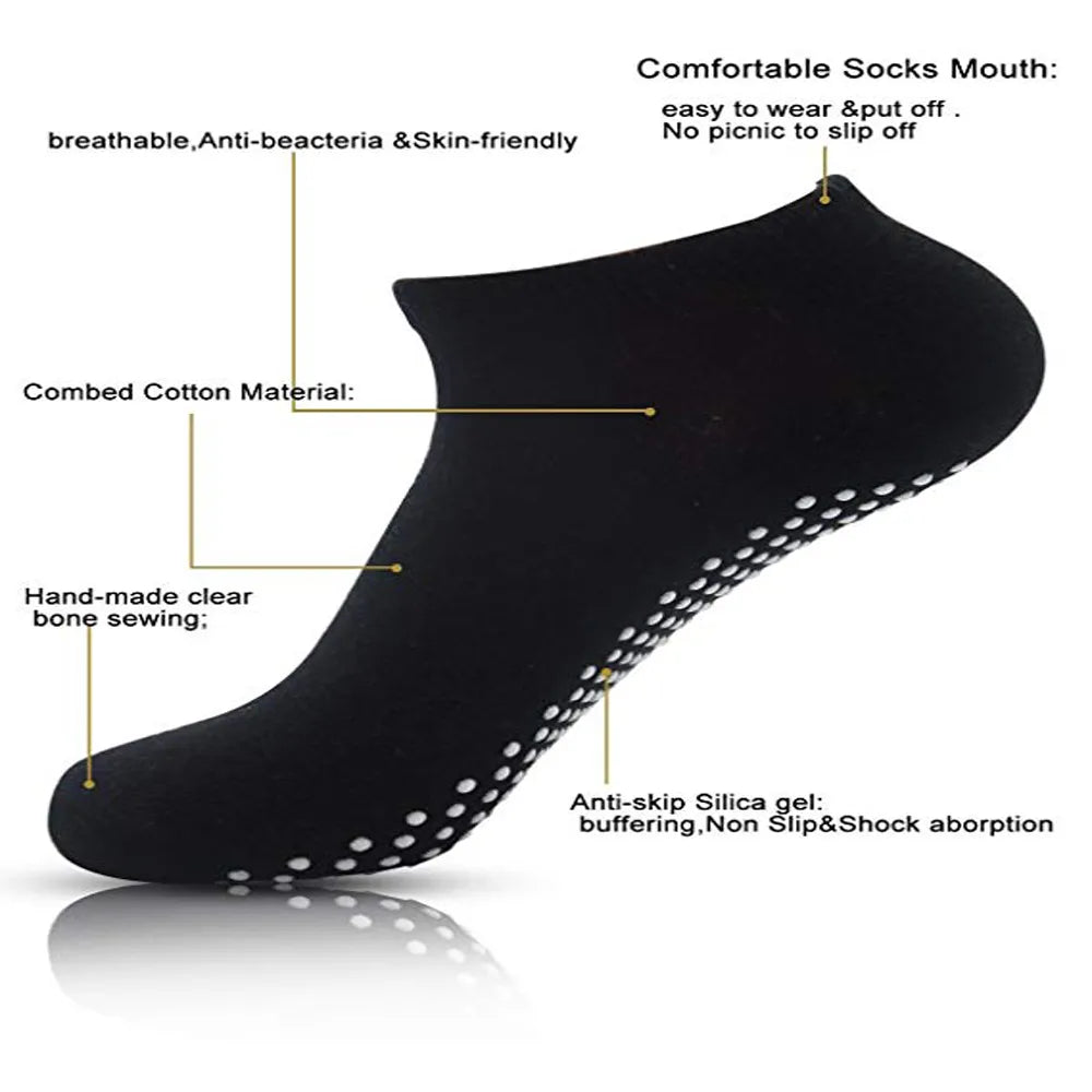 Women Anti-Slip Socks in black details picture