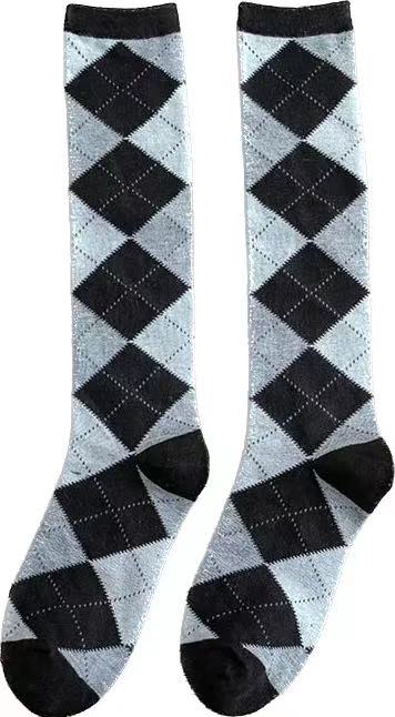 Women long socks in black color