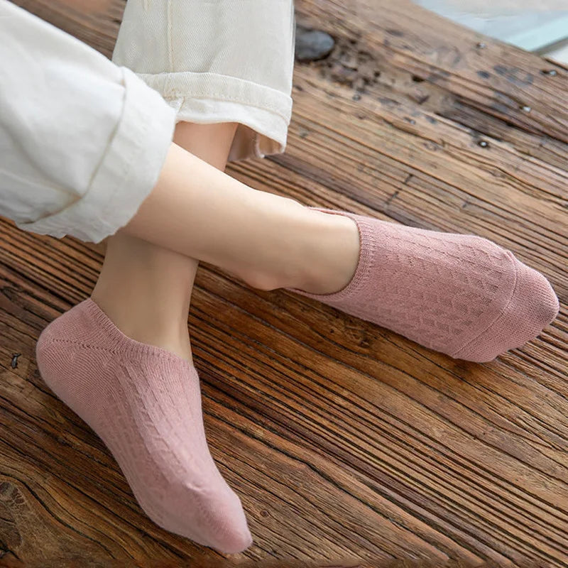 noshow socks peach color