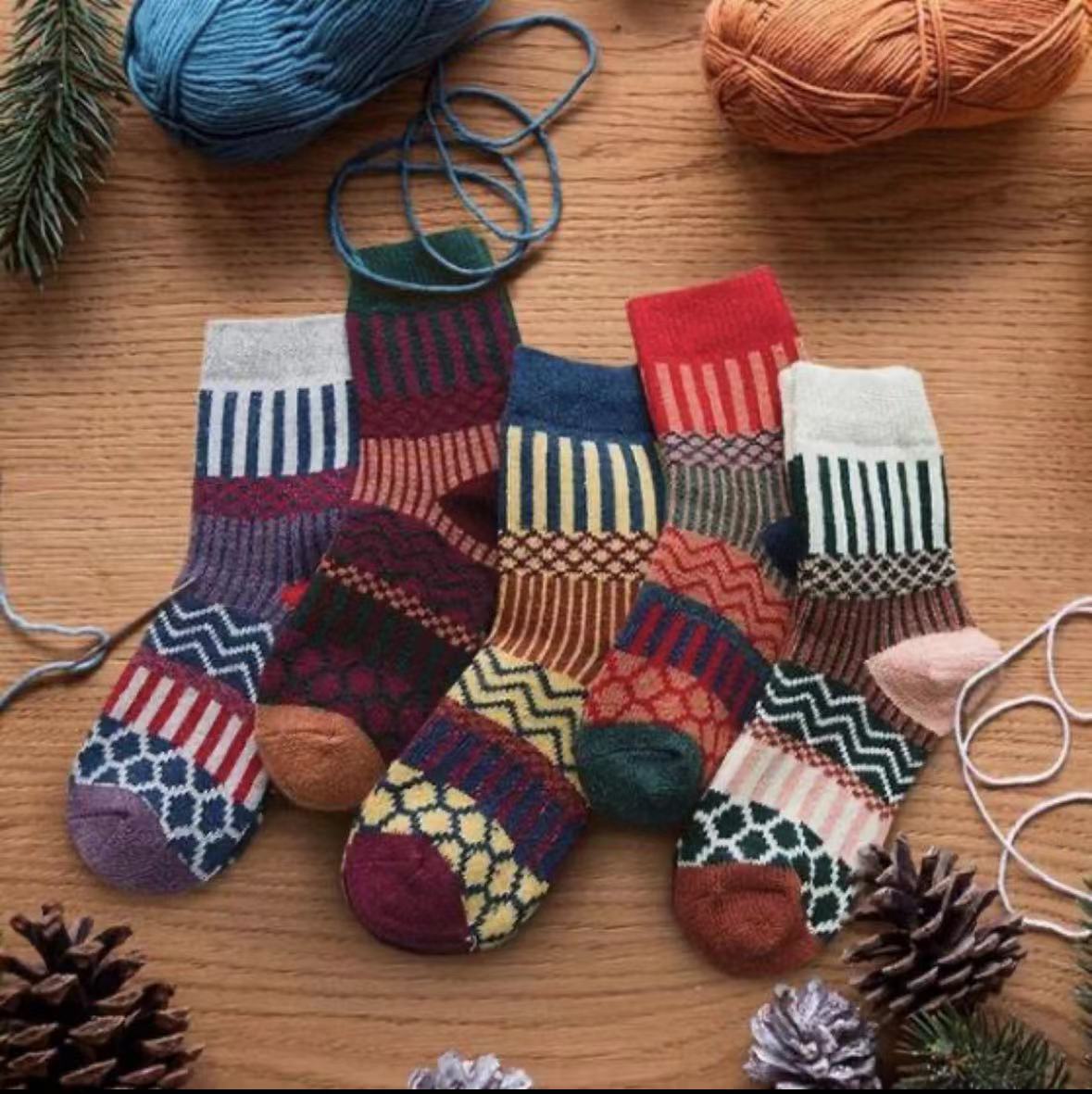 Wool socks varies style 